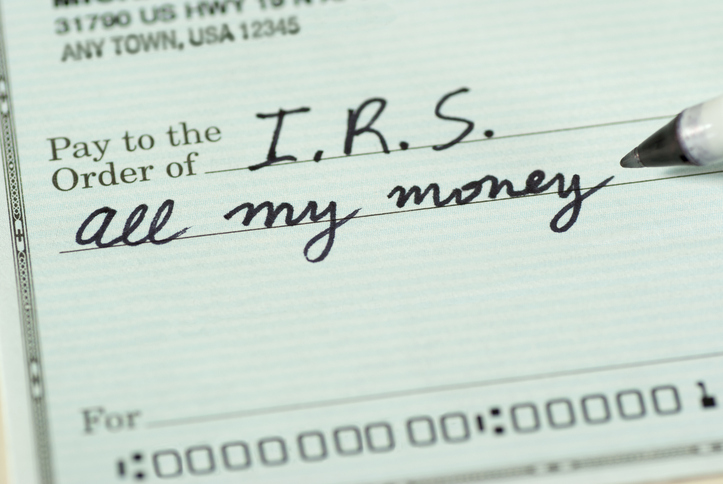 Tax Check to IRS